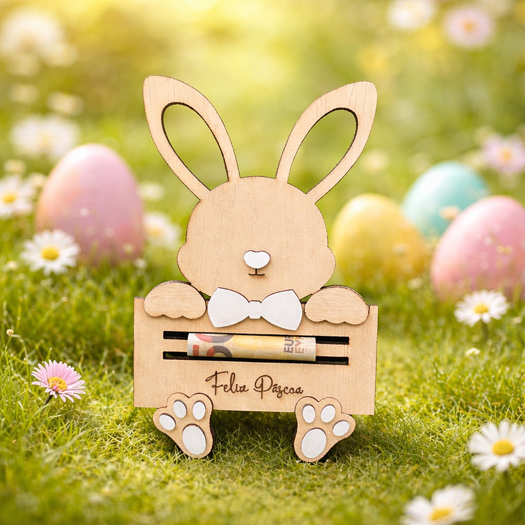 Placa de Madeira para Oferta de Páscoa 1