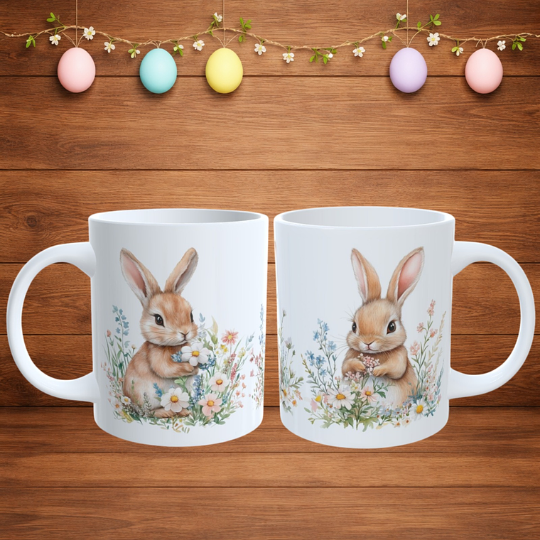 Caneca Decorativa com Coelhinho 1