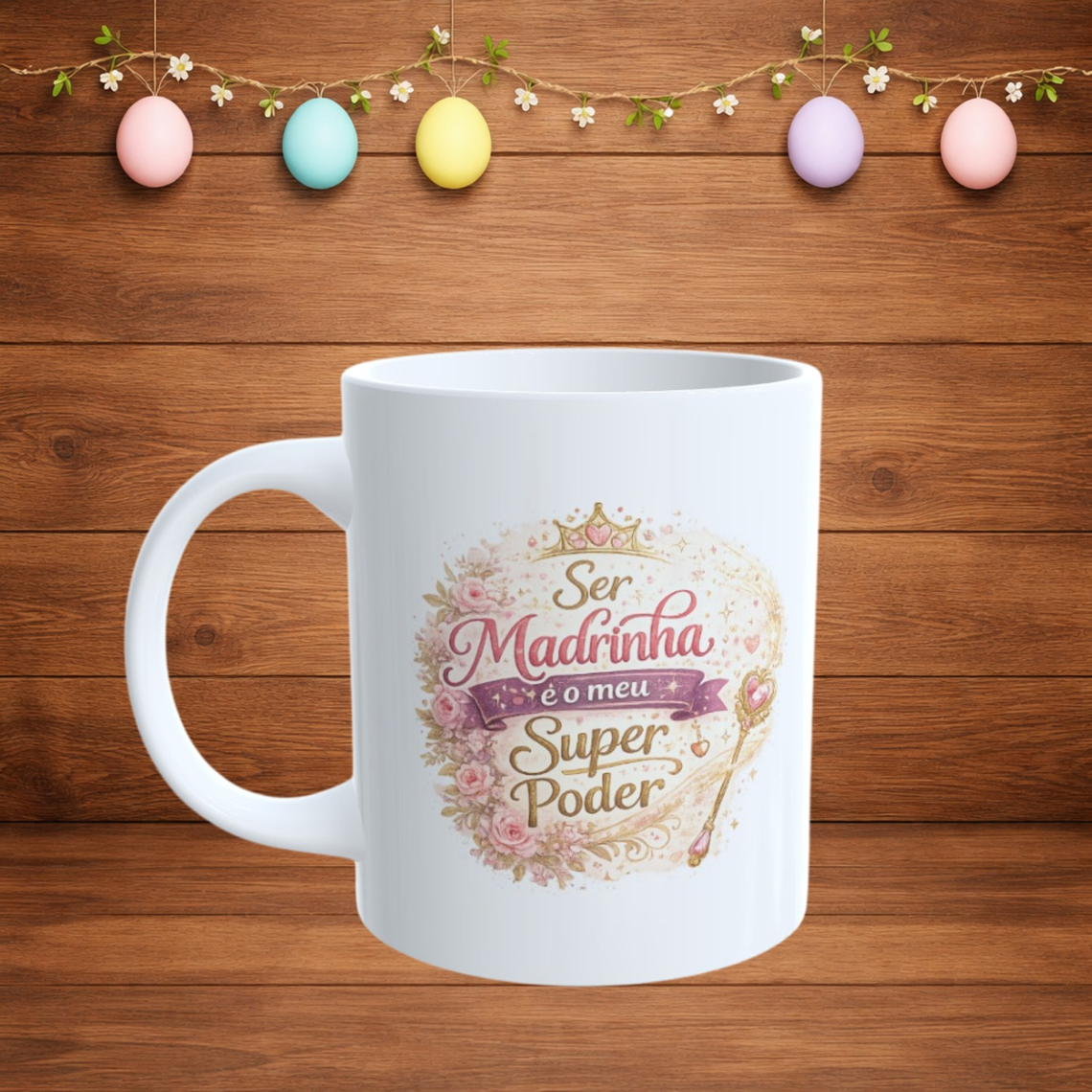 Caneca Delicada para Madrinha – “Super Poder” 1