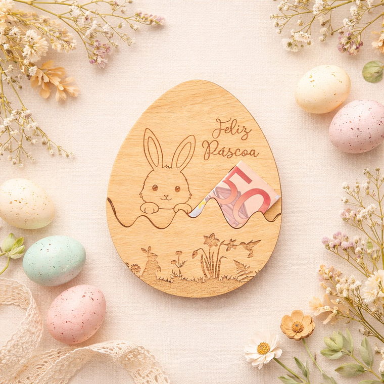 Suporte para Dinheiro – Ovo de Páscoa 2