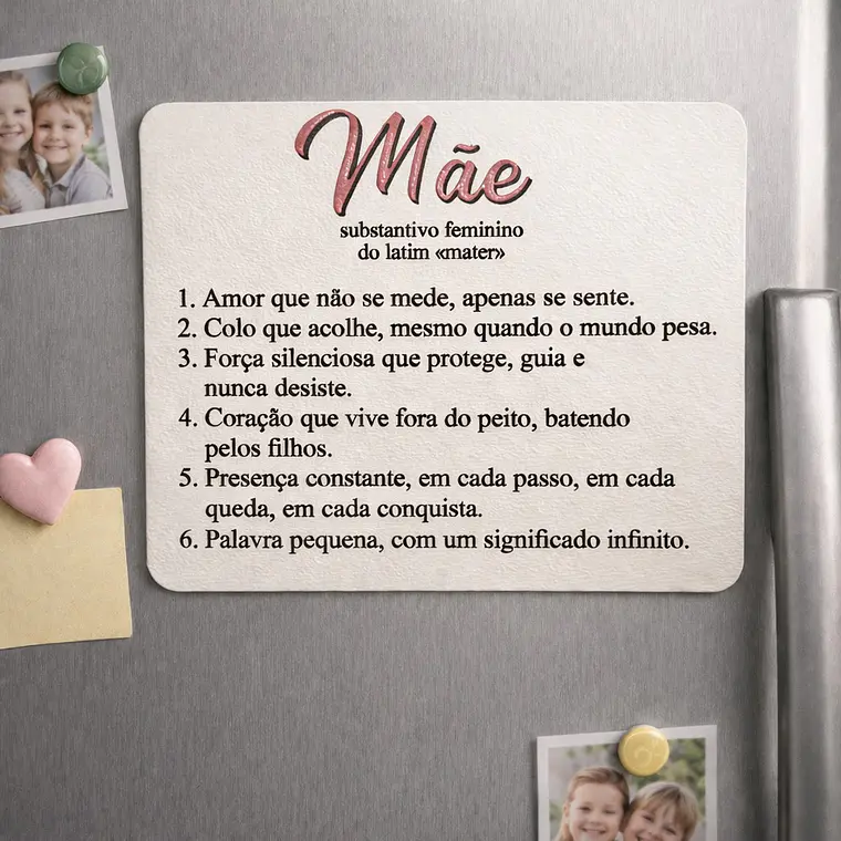 Íman  Decorativo “Definição de Mãe” 1