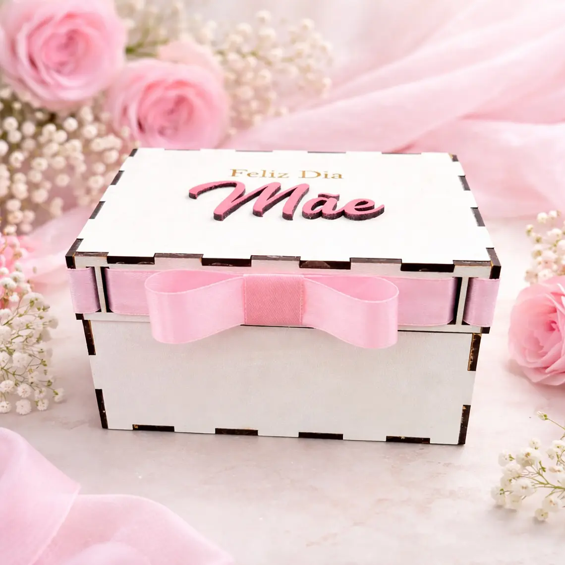 Caixa Decorativa Personalizada “Feliz Dia da Mãe” 3