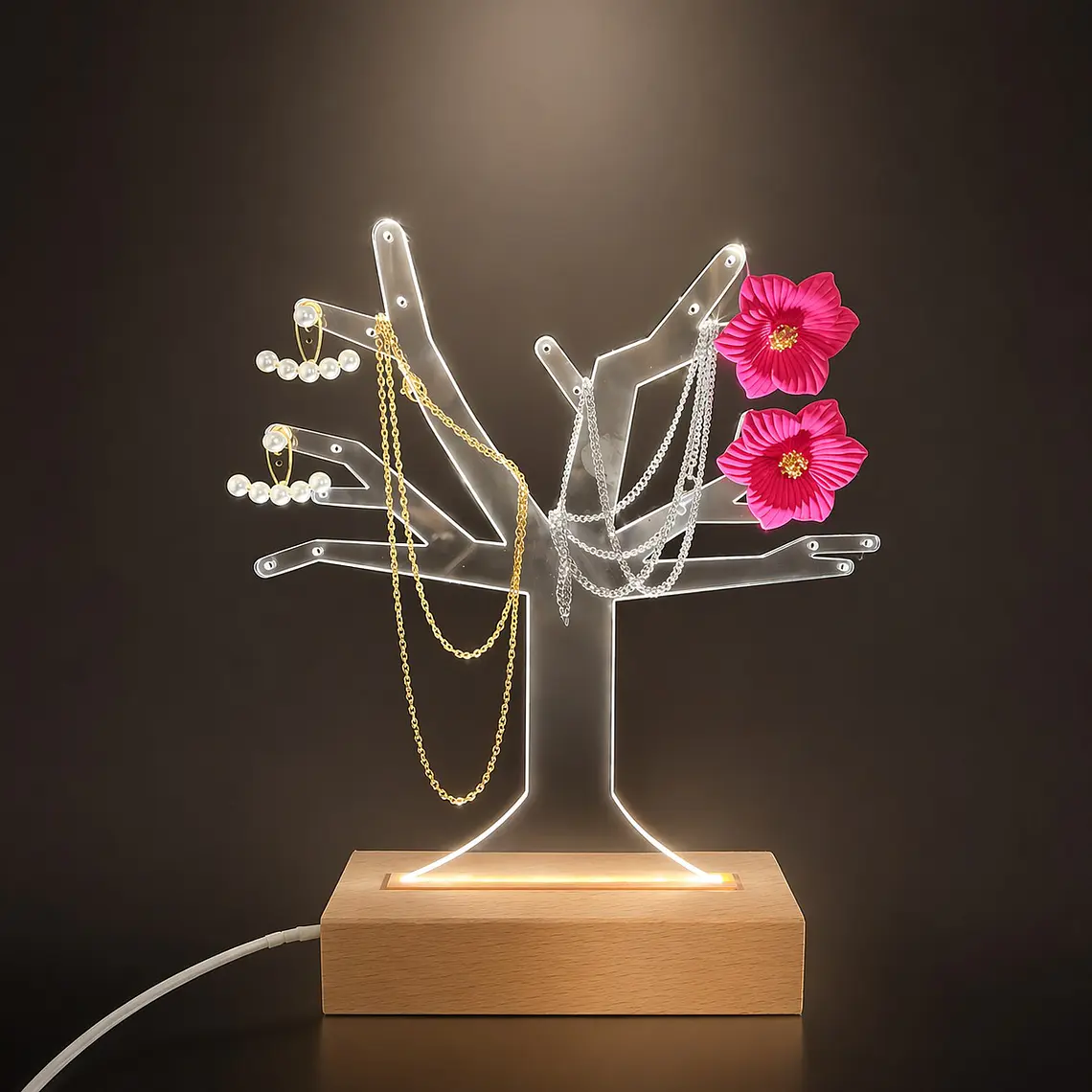 Porta-Joias com Base Luminosa 1