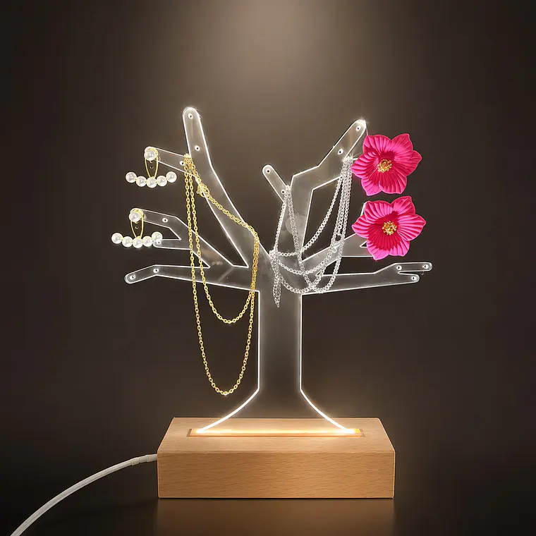 Porta-Joias com Base Luminosa 1