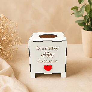 Suporte Floral “Melhor Mãe do Mundo”