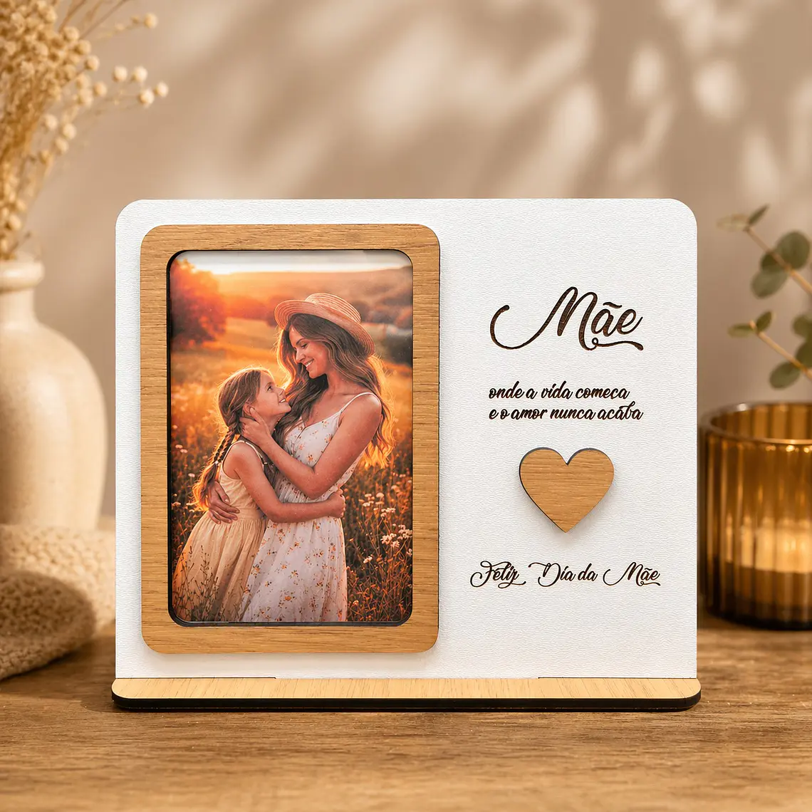Moldura Personalizada “Mãe, Onde a Vida Começa” 1