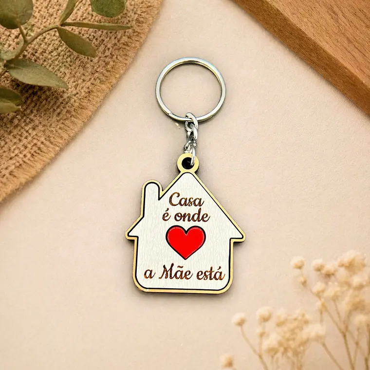 Porta-Chaves “Casa é Onde a Mãe Está” 2
