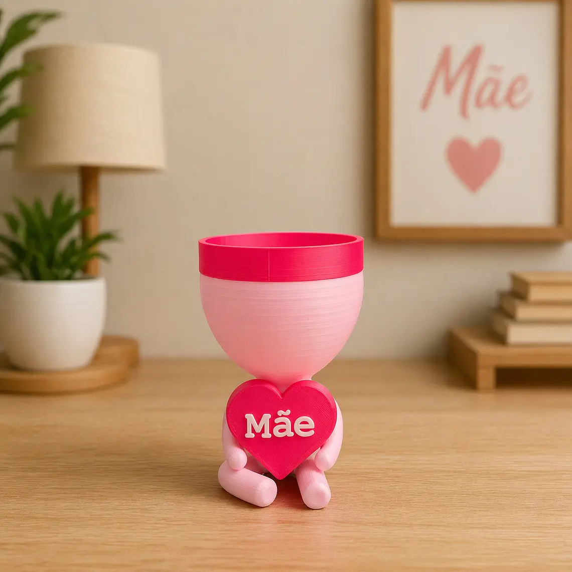 Suporte para Vaso “Mãe” em 3D 1