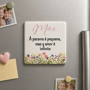 Íman de Frigorífico “Mãe – Amor Infinito”