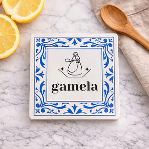 Azulejo magnético Personalizadocom logotipo (1 unidade)