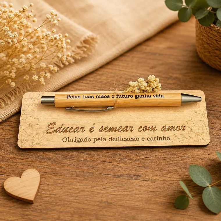 Caneta Personalizada “Educar é Semear com Amor” 1