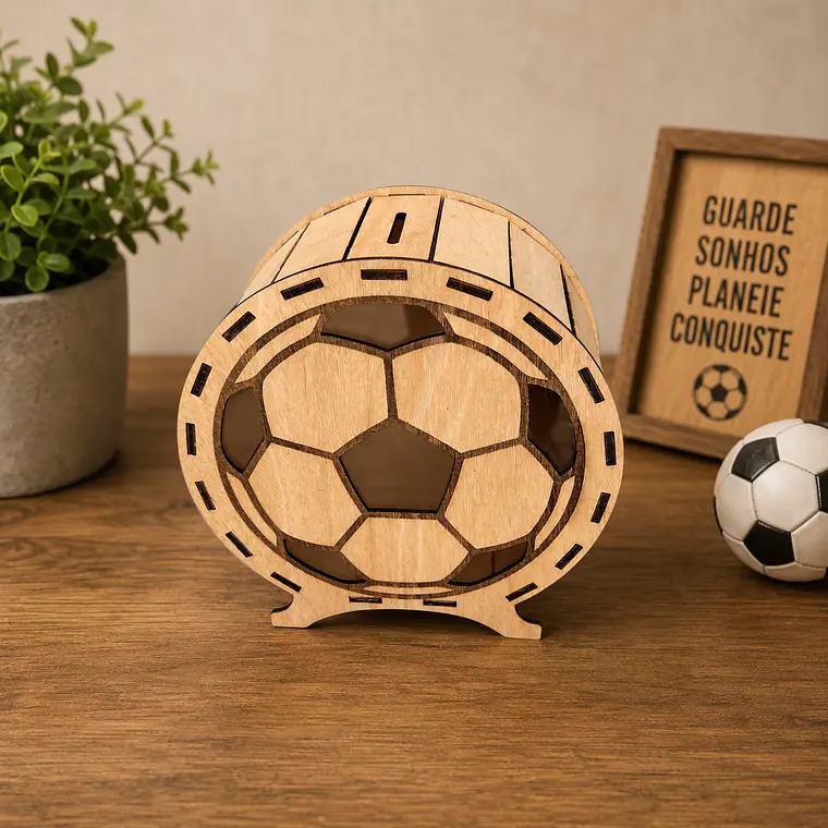 Mealheiro em Forma de Bola de Futebol 1
