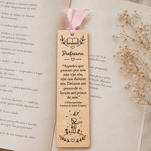 Marcador de Livros Personalizado para Professora