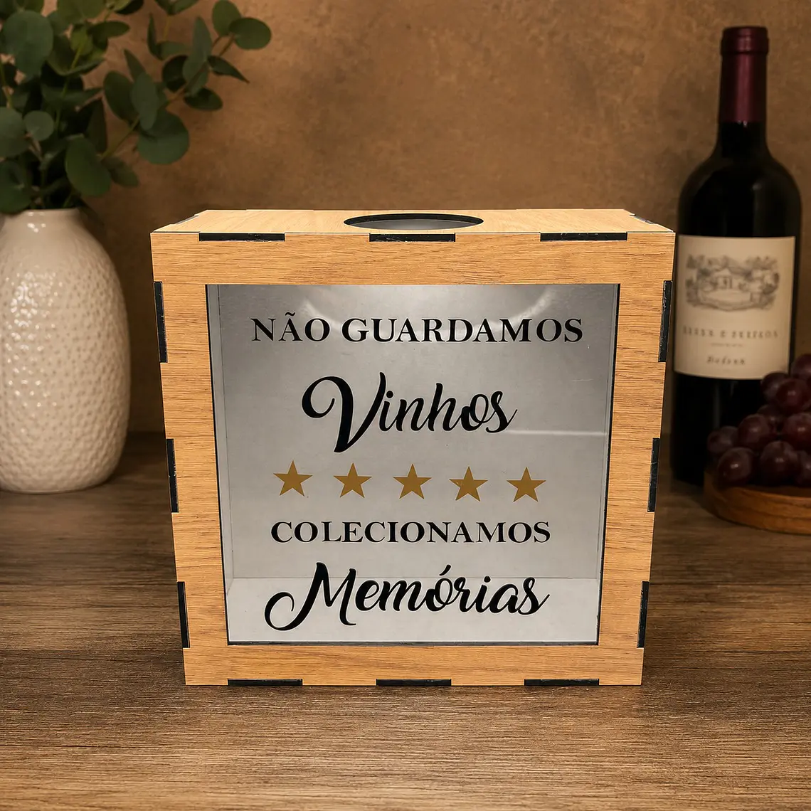 Caixa para Rolhas de Vinho Personalizada 1