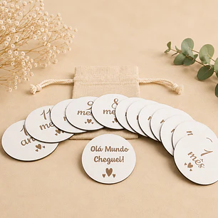 Milestones para Bebé Personalizáveis