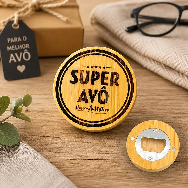 Abre-Cápsulas Personalizado “Super Avô” 1
