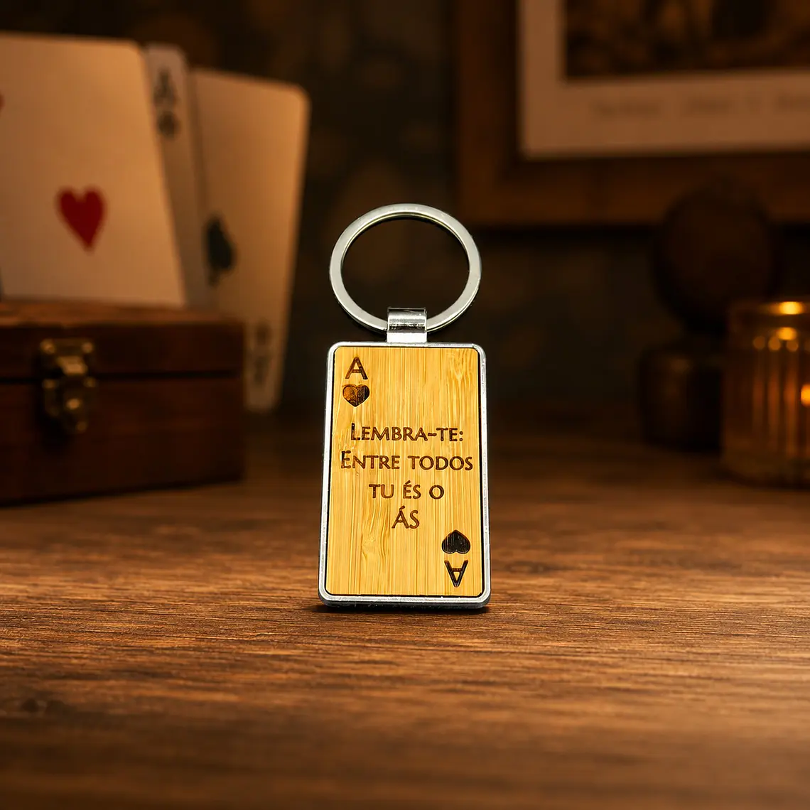 Porta-Chaves Personalizado “Tu És o Ás” 1