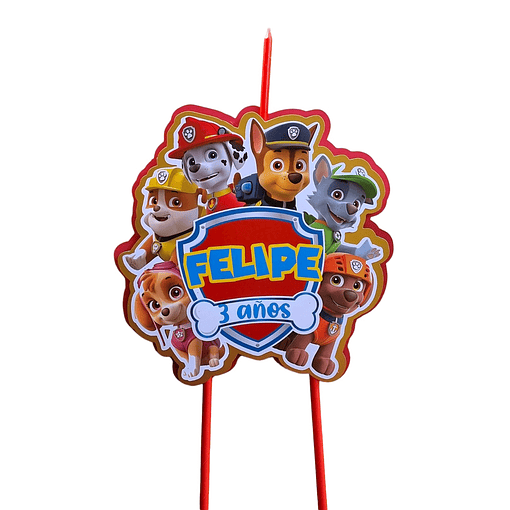 Topper Paw Patrol Personalizado