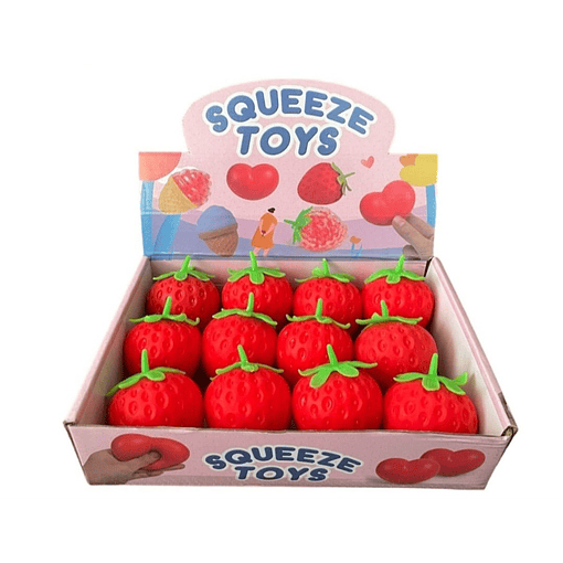 Squishy Fresas 12 unidades 