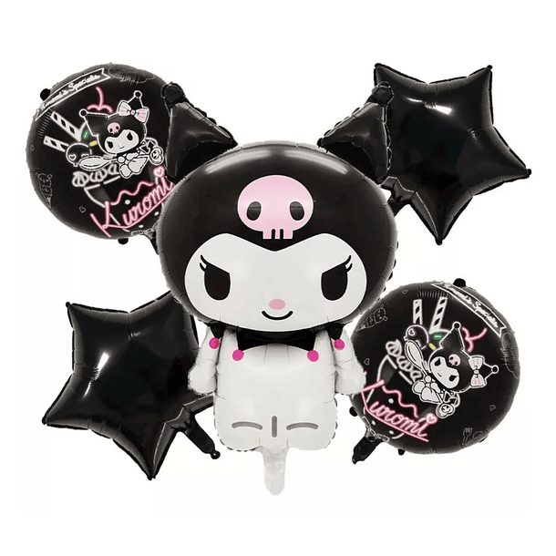 Set de Globos Kuromi 