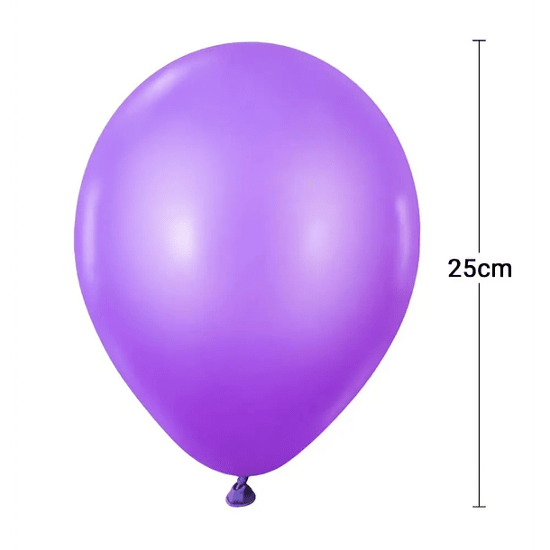 Globo Látex Lila 100 unidades