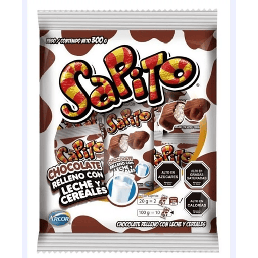 Chocolate Sapito Bolsa Grande 300g