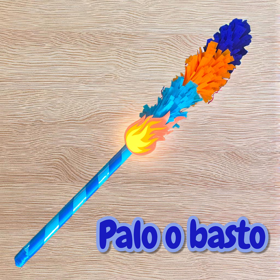 Palo o Basto decorado para Piñata  1