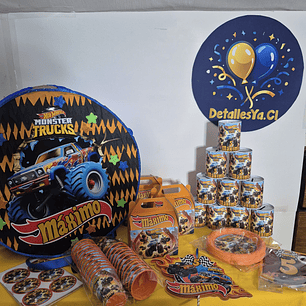 Piñata Monster Truck circular 