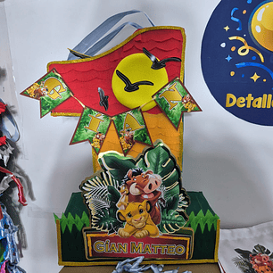 Piñata Rey Leon numerica 