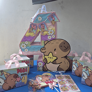 Piñata Capibara Numéricas 