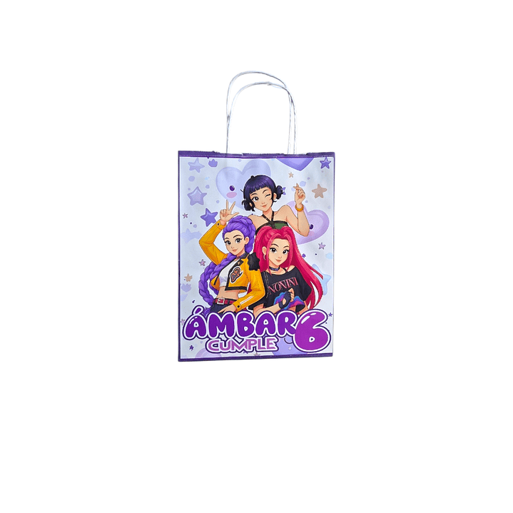 Bolsa Guerreras Kpop personalizada Kraft  1