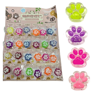 Squichy Patitas de Gato 24 piezas 