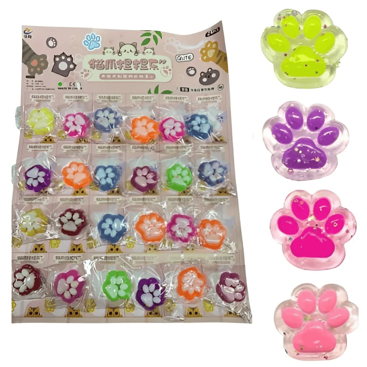 Squichy Patitas de Gato 24 piezas  1