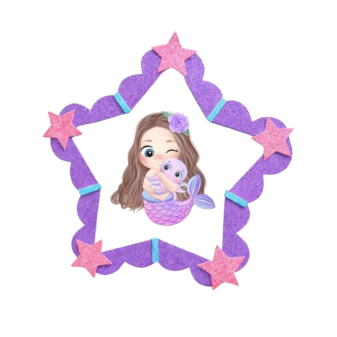 Piñata Sirena Bebé Estrella  1