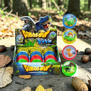 Yoyos Dinosaurio con luz 12 unidades
