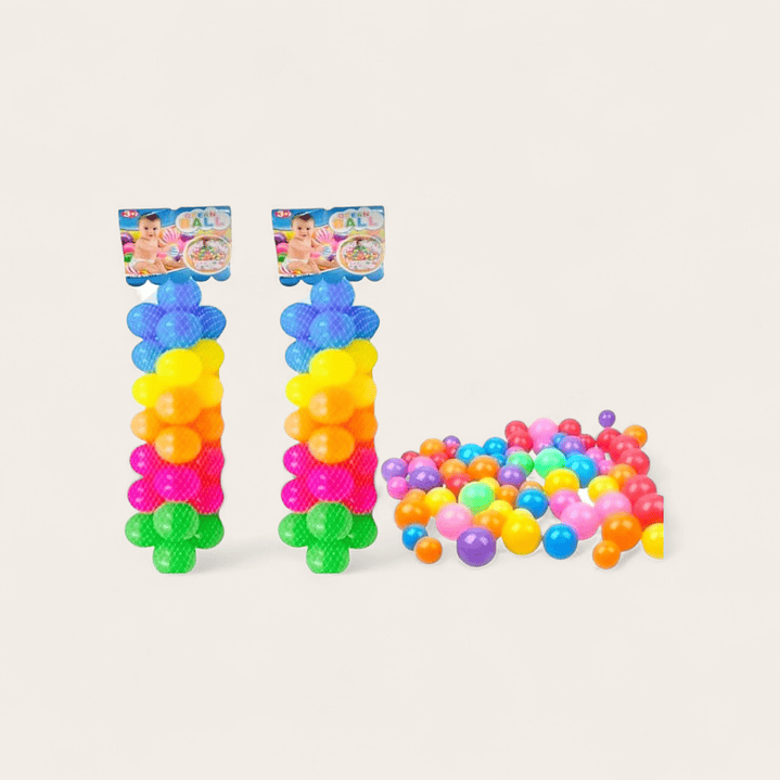 Pelotas para piscinas 30 piezas coloridas  1