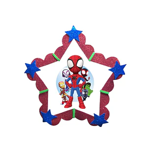Piñata Spidey estrella 