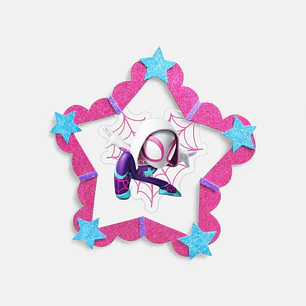 Piñata Gost Spider Estrella 