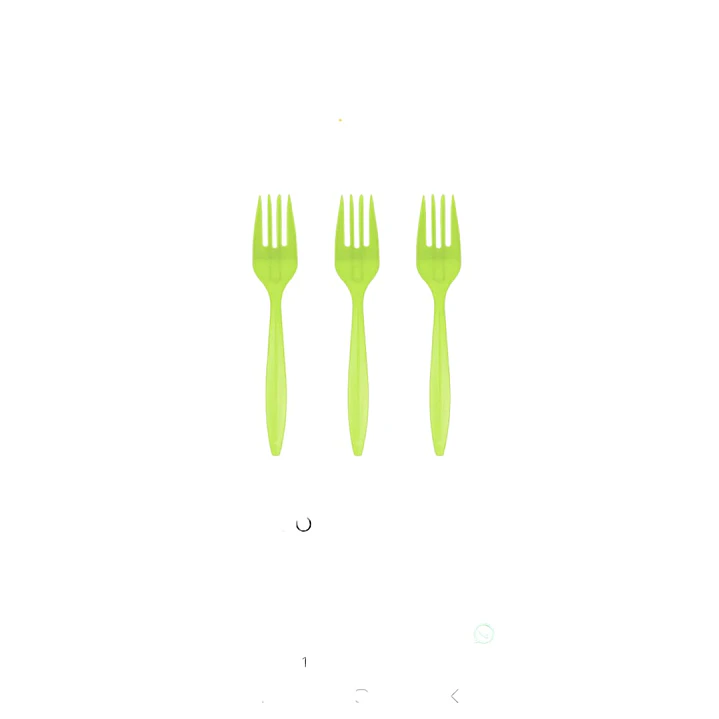 Tenedor plástico 20 unidades  3