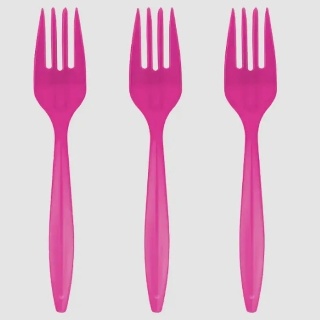Tenedor plástico 20 unidades  5