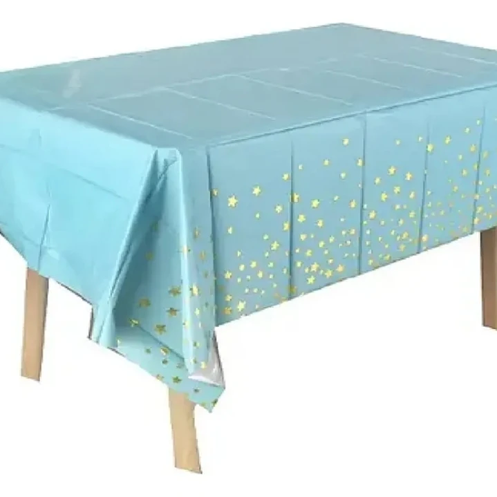 Mantel Plastico Estrellas doradas 1