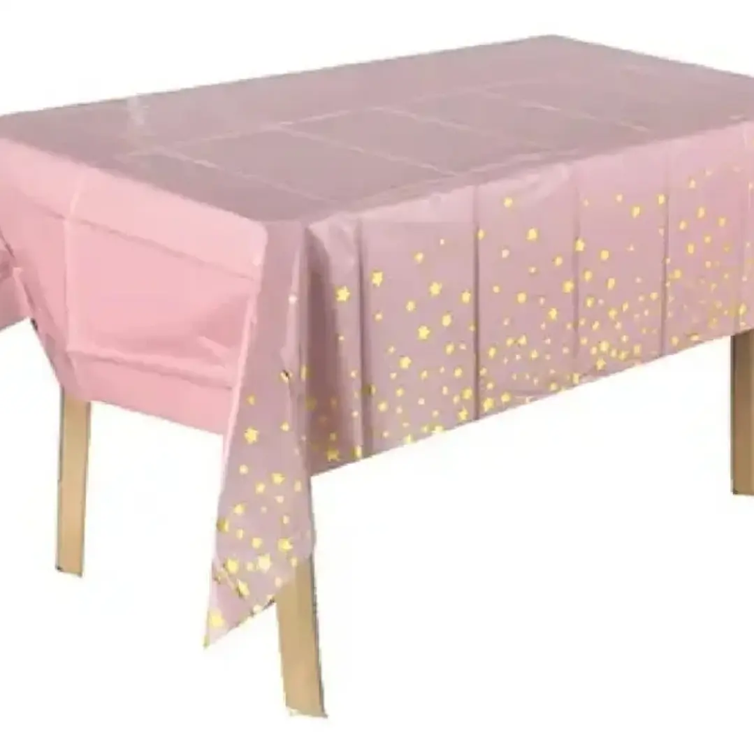 Mantel Plastico Estrellas doradas 2