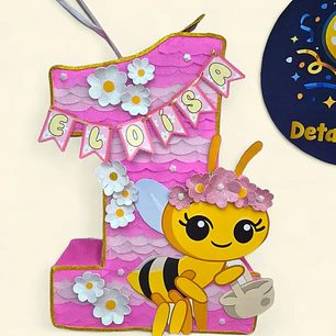 Piñata numérica temática elección
