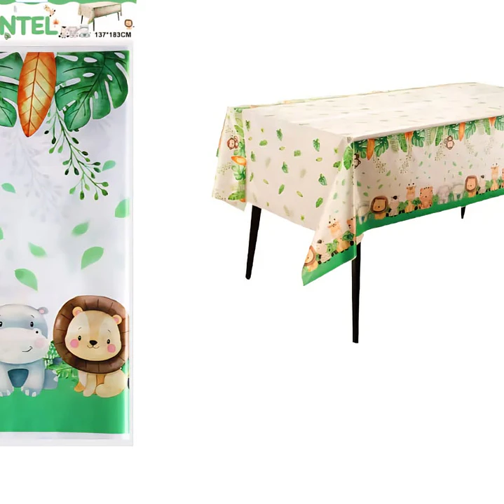 Mantel Plástico Animalitos 137*183 1