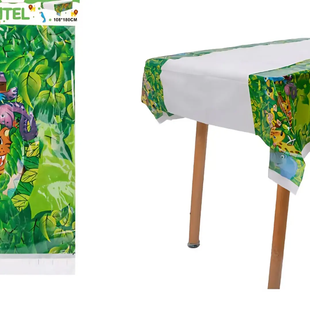 Mantel Plástico Animalitos 137*183 2
