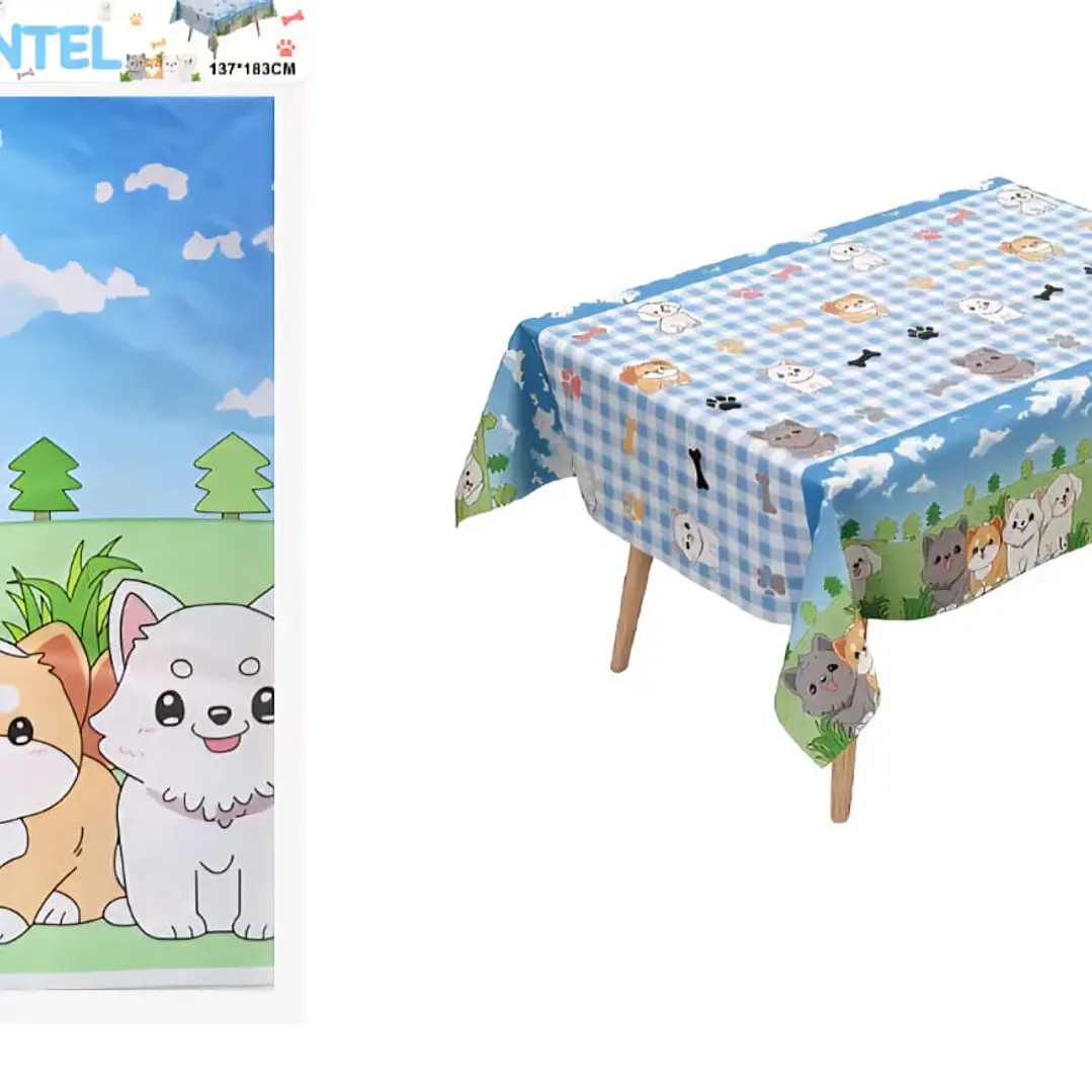 Mantel Plástico Animalitos 137*183 4