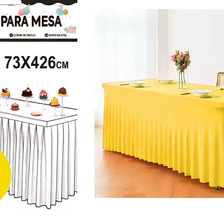 Faldón para mesa Plástico 1