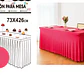 Faldón para mesa Plástico - Miniatura 8