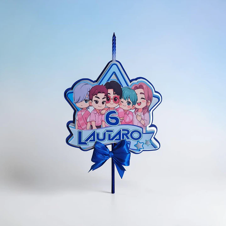 Topper para torta Personalizado temática a elección  2