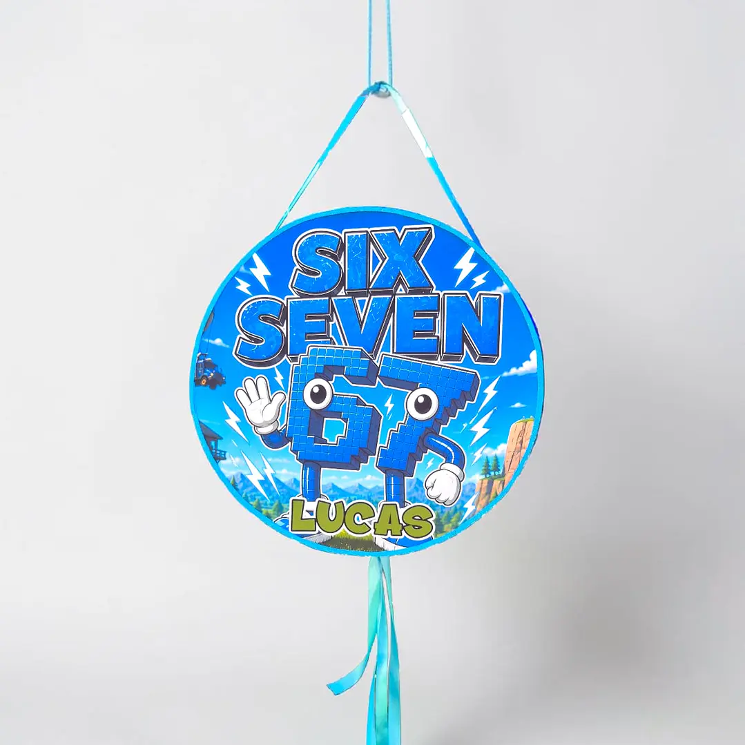 Piñata Six Seven 50 cm circular  1